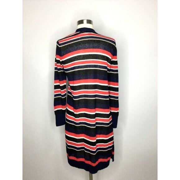 Halogen Women's Striped Cardigan‎ Size X-Small with Pockets - Picture 4 of 5